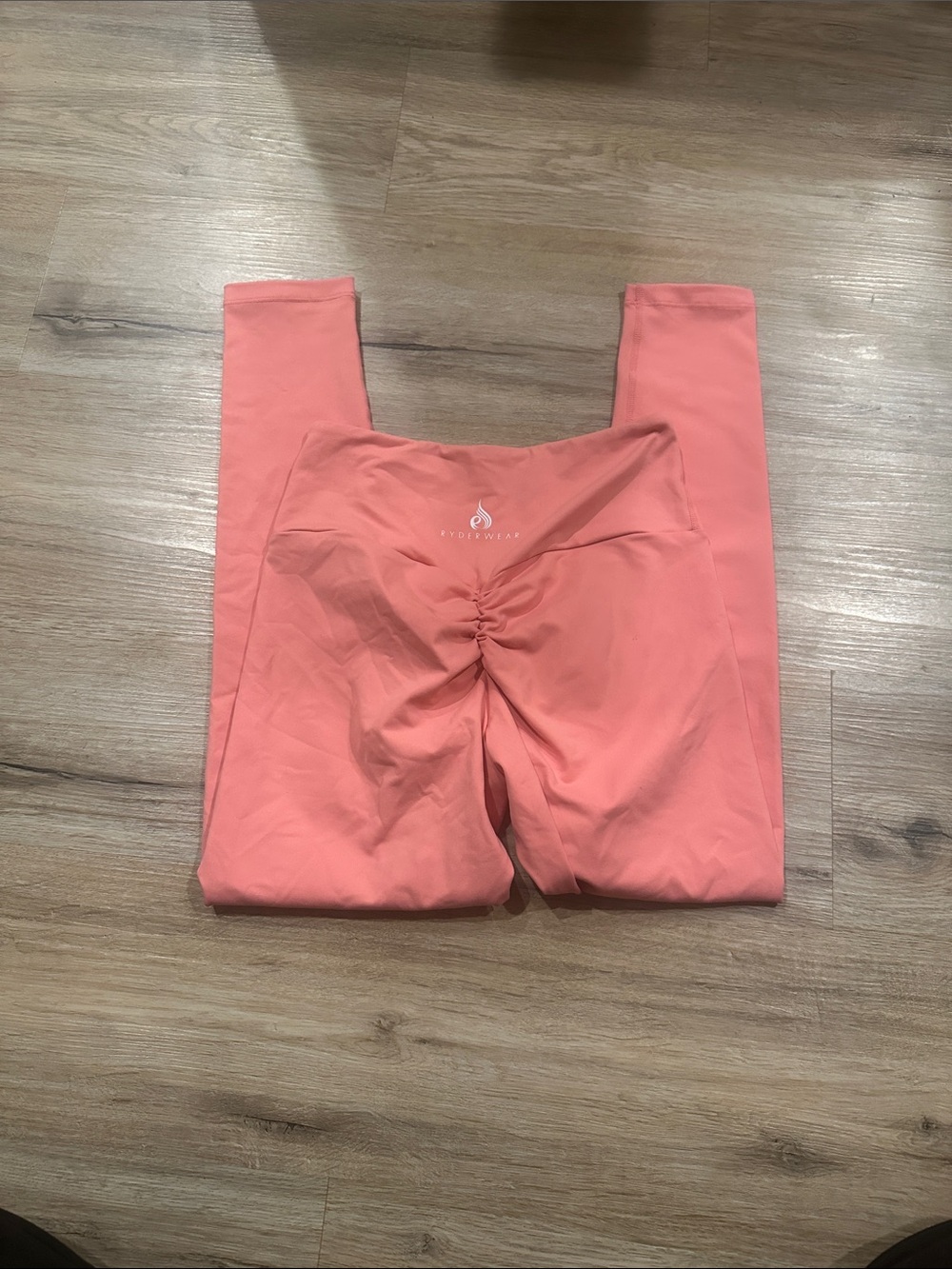 Peach Ryderwear Leggings with Ruched Back - Active Bottoms